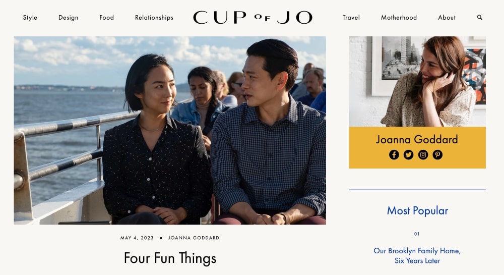 A Cup of Jo website screenshot min A Cup of Jo website screenshot