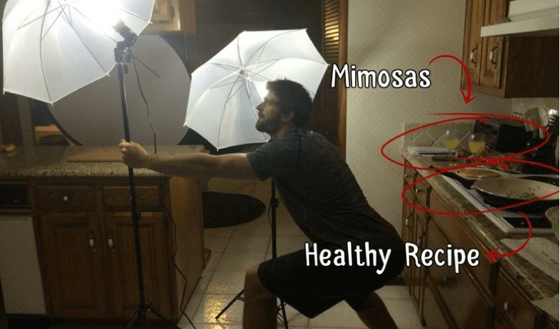 Alex working on our first blog min Alex working on our first blog