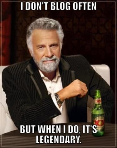 blogger meme min blogger Dos Equis man meme