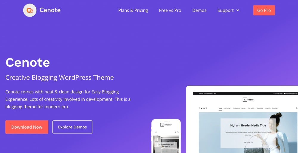 Cenote ThemeGrill screenshot min Cenote ThemeGrill screenshot