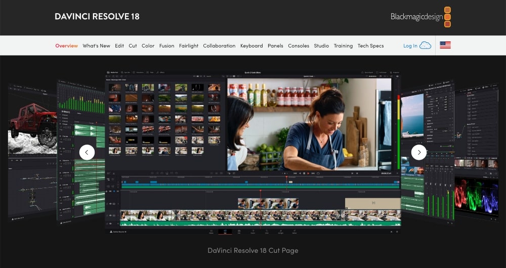 DaVinci Resolve 18 user interface min DaVinci Resolve 18 user interface