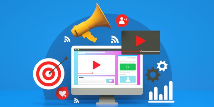 digital marketing graphic concept