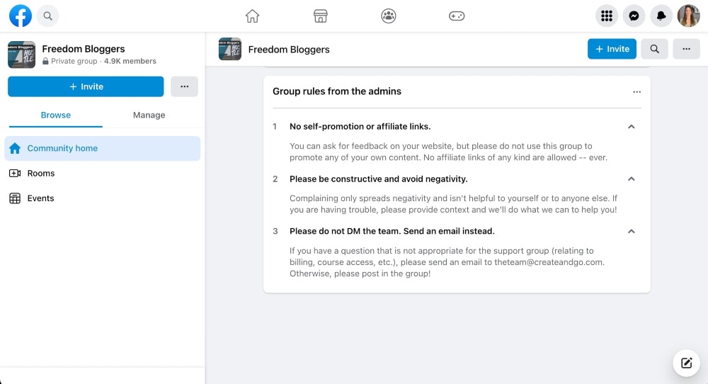facebook group rules min facebook group rules