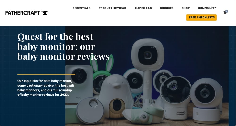 Fathercraft product reviews min screenshot of Fathercraft product reviews