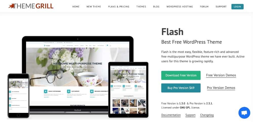 flash theme min flash theme