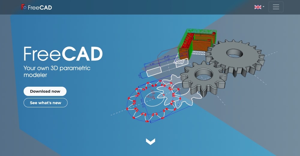 FreeCAD website min FreeCAD website