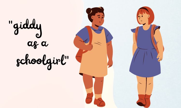 giddy as a schoolgirl imagery example 1 min giddy as a schoolgirl imagery example