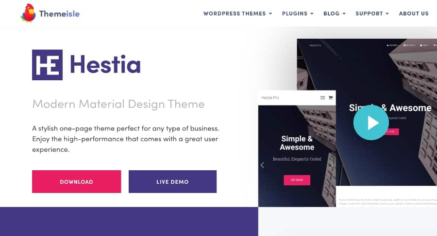 hestia blog theme min hestia blog theme