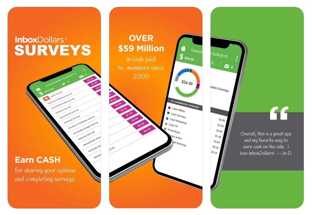 InboxDollars app store screenshot min InboxDollars app store screenshot