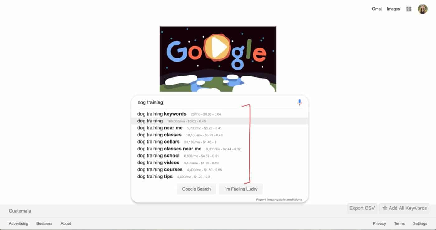 keywords everywhere exntesion keywords everywhere extension
