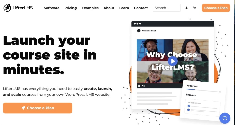 LifterLMS course software