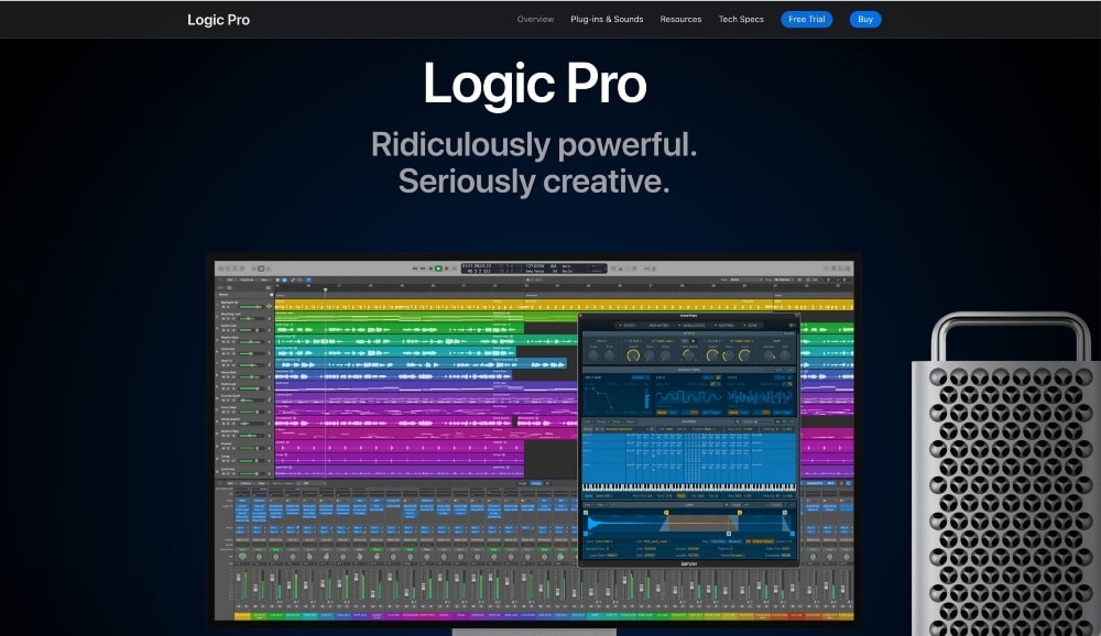 Logic Pro website min Logic Pro website