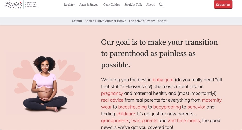 Lucies List website min screenshot of Lucies List website