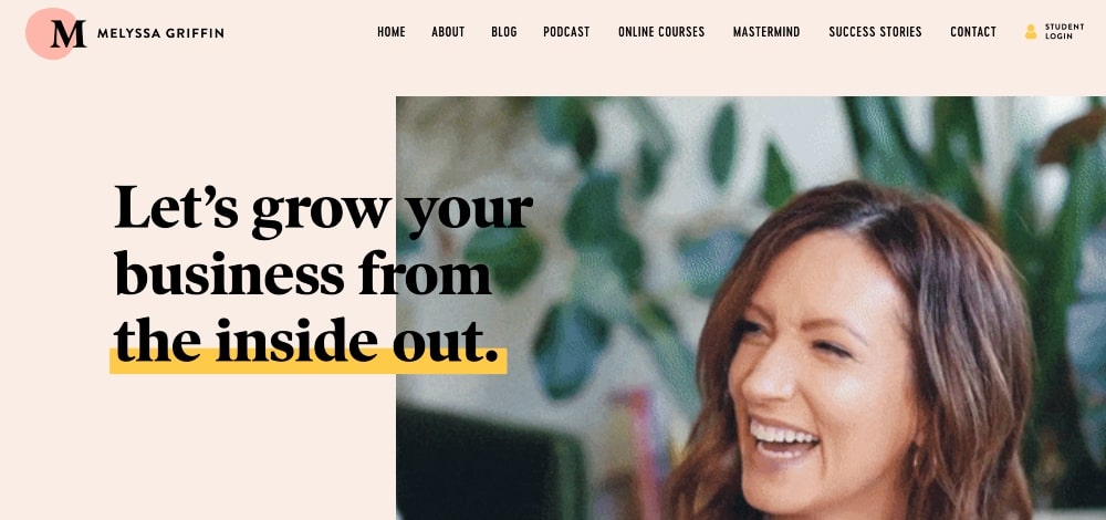 Melyssa Griffin website min Melyssa Griffin website screenshot