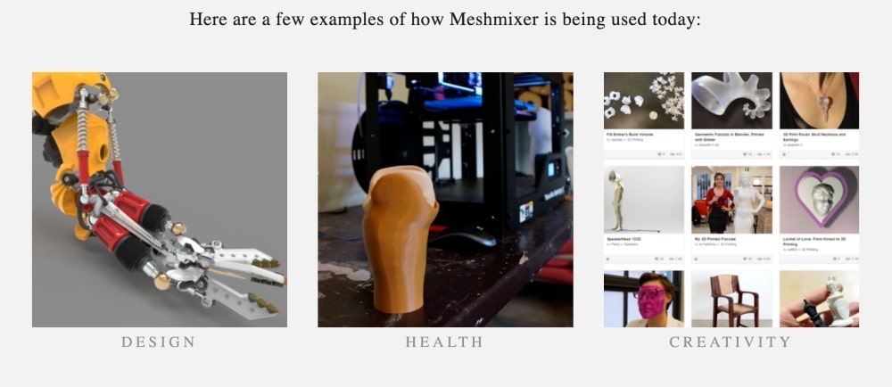 MeshMixer use cases min MeshMixer use cases