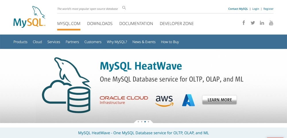 MySQL website min MySQL website