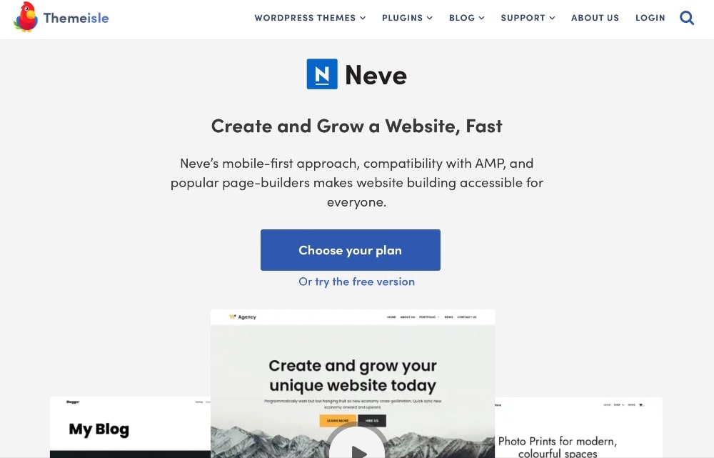Neve ThemeIsle theme screenshot min Neve ThemeIsle theme screenshot