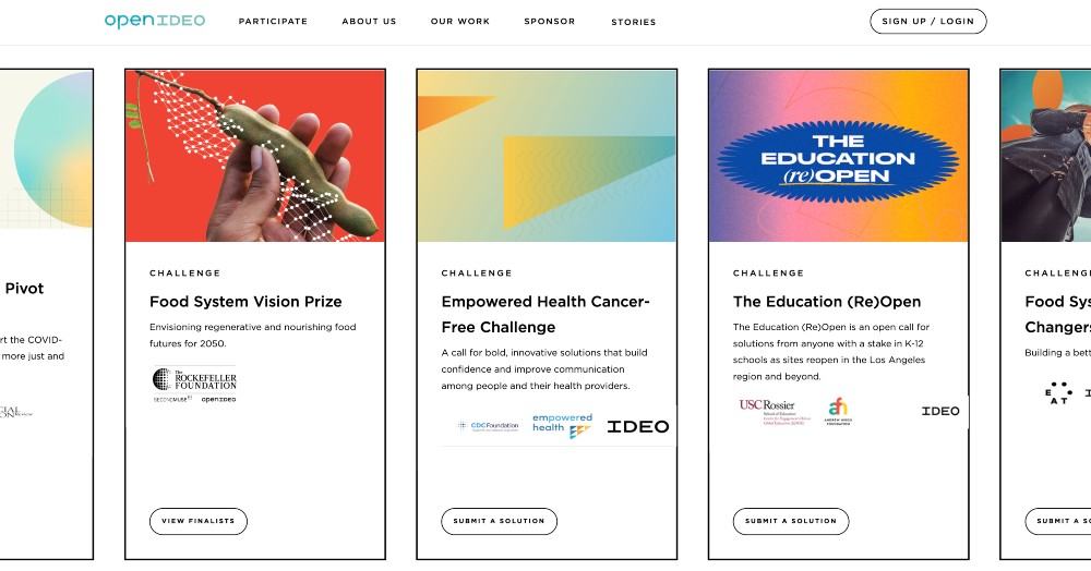 OpenIDEO crowdsourcing challenges min OpenIDEO crowdsourcing challenges