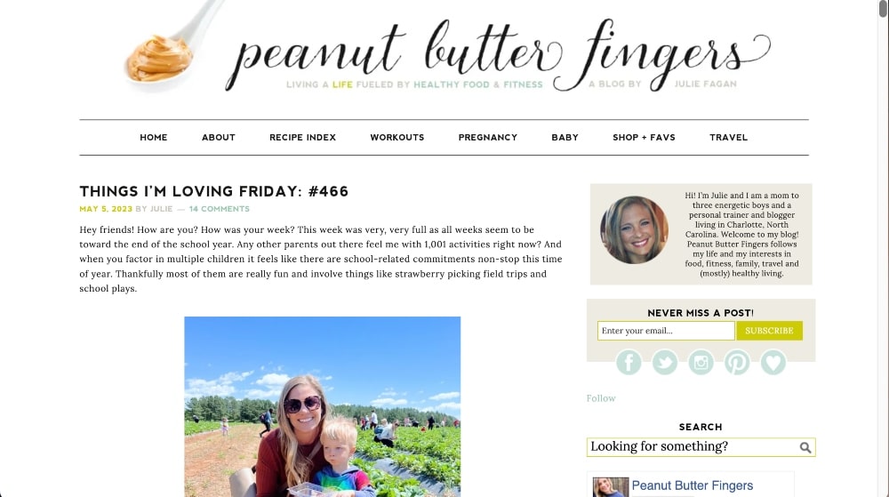 PB Fingers website screenshot 1 min PB Fingers website screenshot