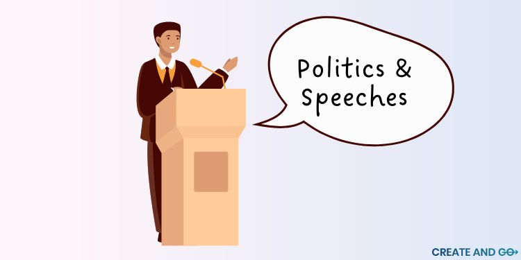 politics and speeches graphic min politics and speeches graphic