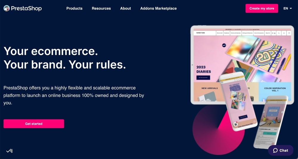 PrestaShop website min PrestaShop website