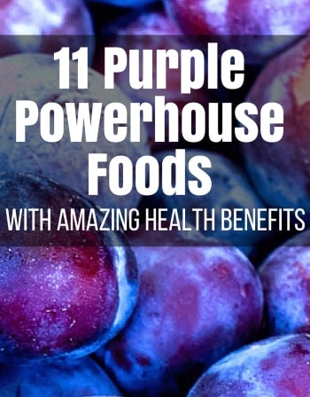 Purple powerhouse foods min Pinterest pin for purple powerhouse foods