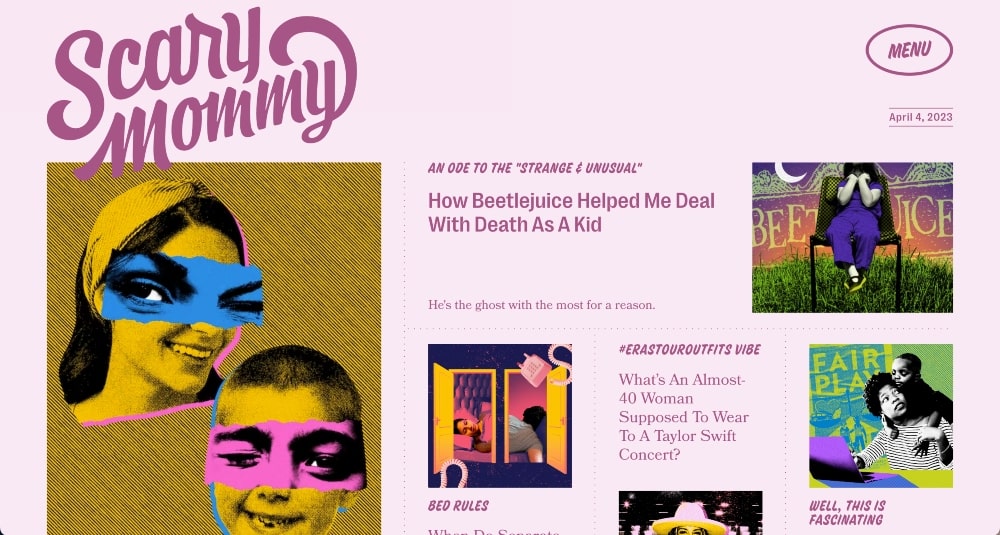 Scary Mommy website min Scary Mommy website