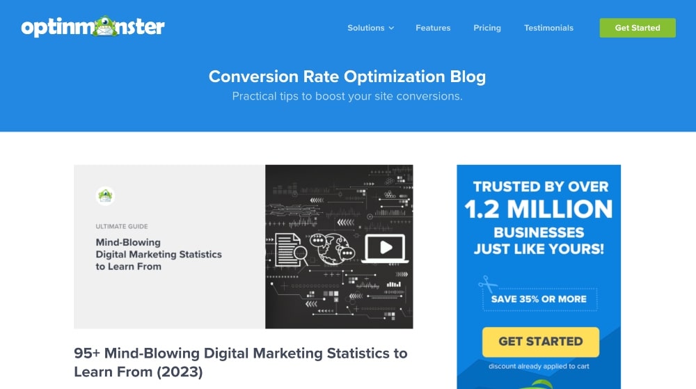 screenshot of the Optinmonster blog min screenshot of the Optinmonster blog