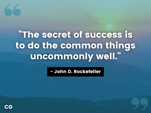 secret to success quote min develop success quote