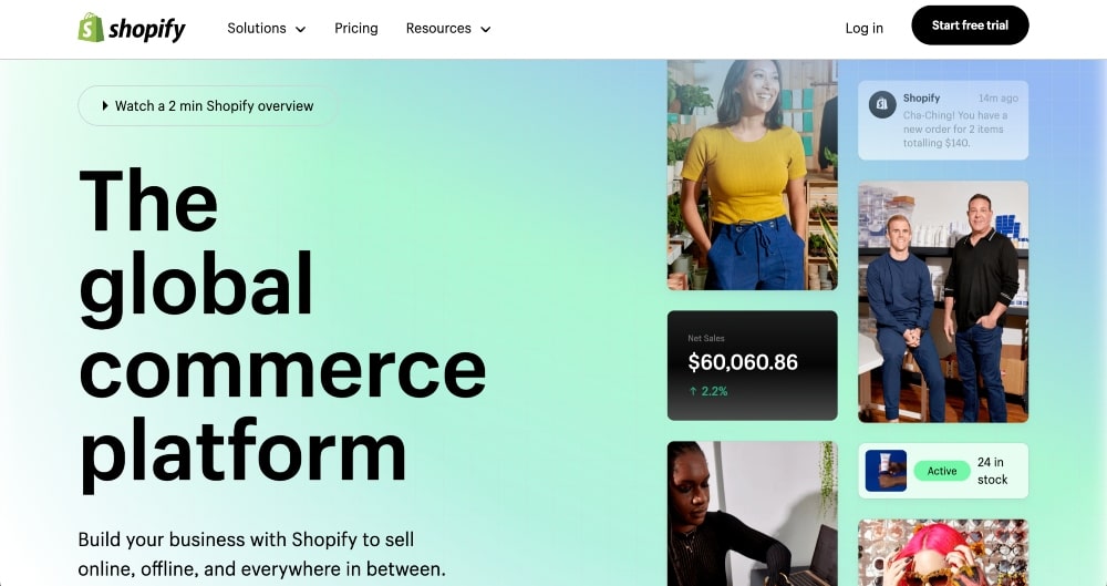 Shopify website min Shopify website
