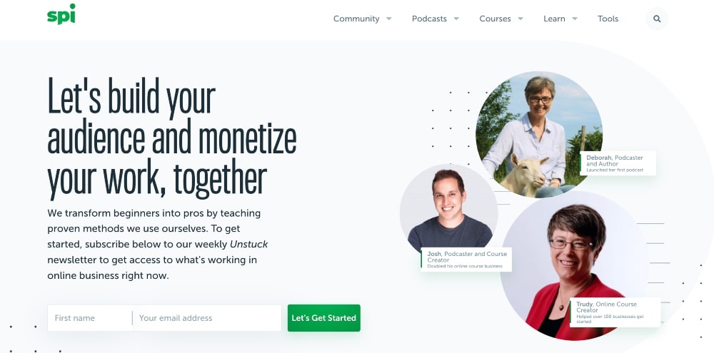 Smart Passive Income website min screenshot of the Smart Passive Income website
