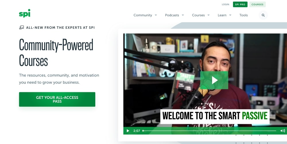 Smart Passive Income welcome banner min Smart Passive Income welcome banner screenshot