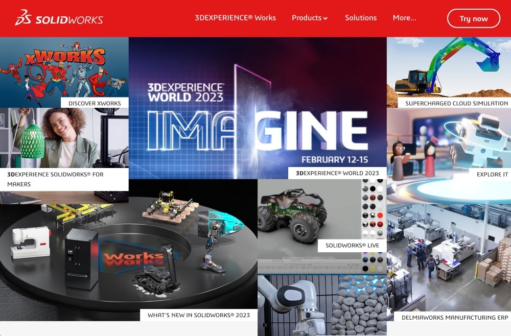 Solidworks website min Solidworks website