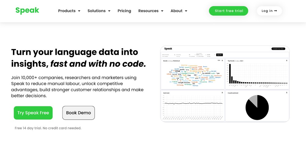 SpeakAI homepage min SpeakAI homepage