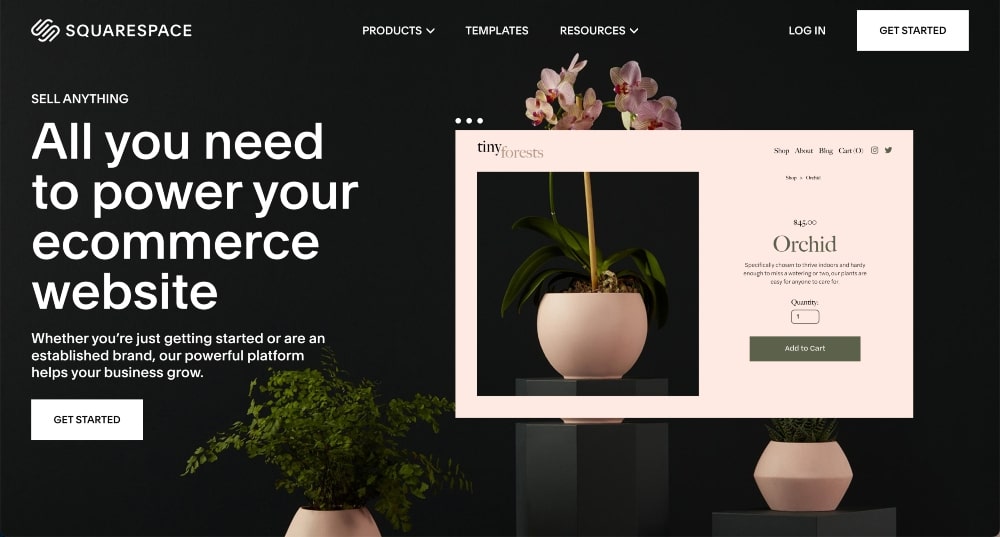 Squarespace website min Squarespace website
