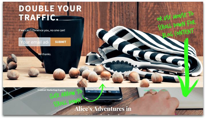 Sumo Me scroll mat for collecting email leads on a blog min Sumo Me scroll mat for collecting email leads on a blog