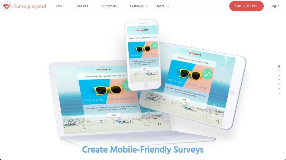 SurveyLegend website min SurveyLegend website
