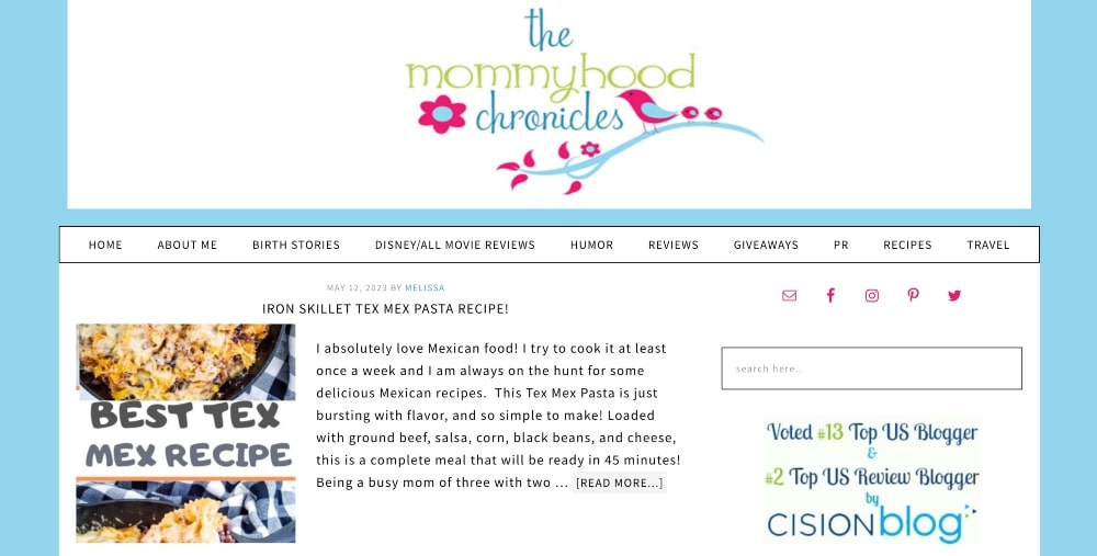The Mommyhood Chronicles blog min The Mommyhood Chronicles blog