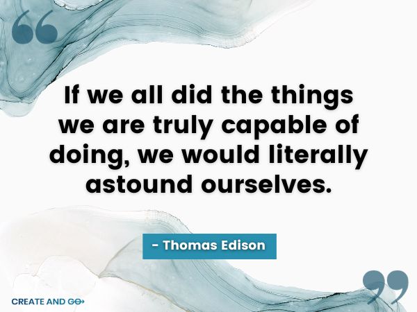 Thomas Edison mindset quote Thomas Edison mindset quote