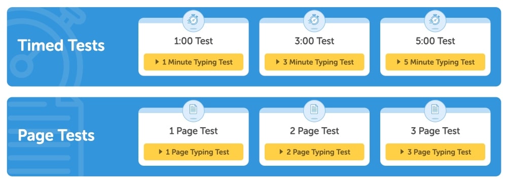 typing tests min typing tests