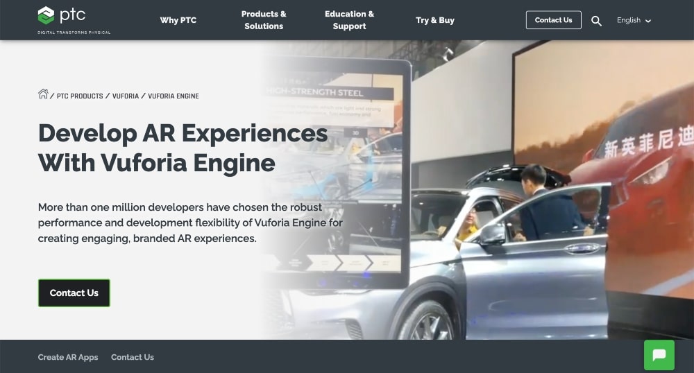 Vuforia Engine website Vuforia Engine website