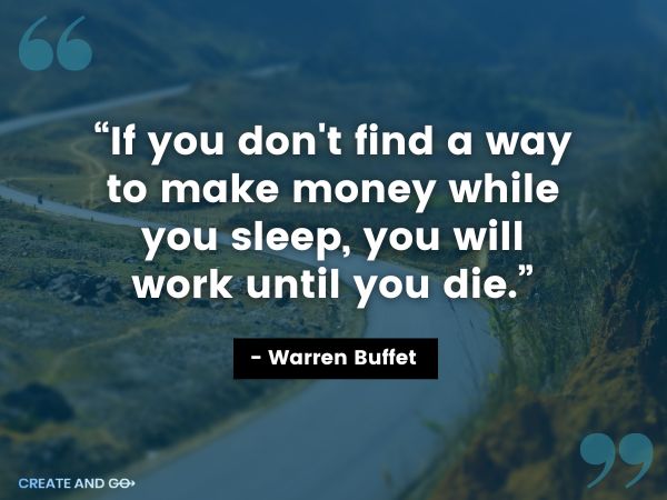 Warren Buffet make money while sleeping quote min Warren Buffet make money while sleeping quote
