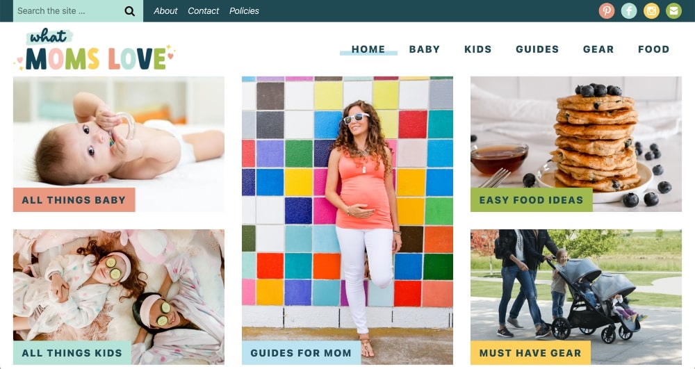 What Moms Love website min screenshot of What Moms Love website
