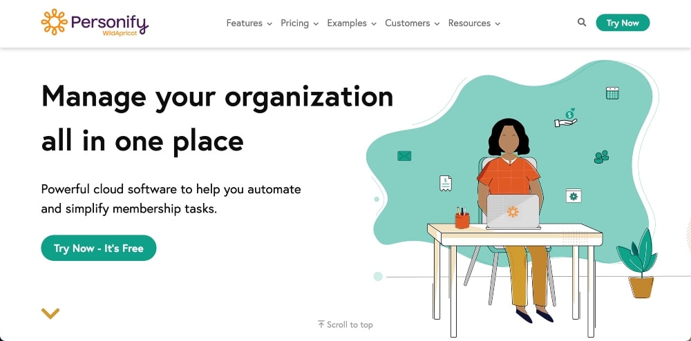 Wild Apricot website min Wild Apricot website