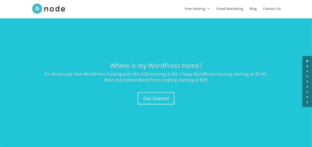 WPNode website homepage min WPNode website homepage