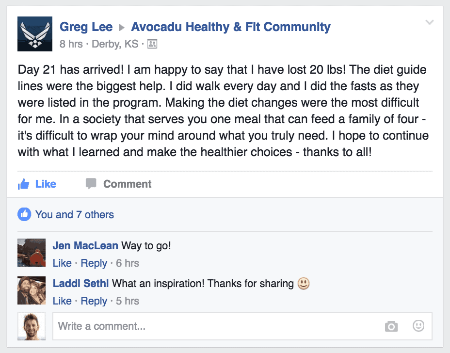 Avocadu Weight Loss Testimonial testimonial to show why your blog isn't making any money