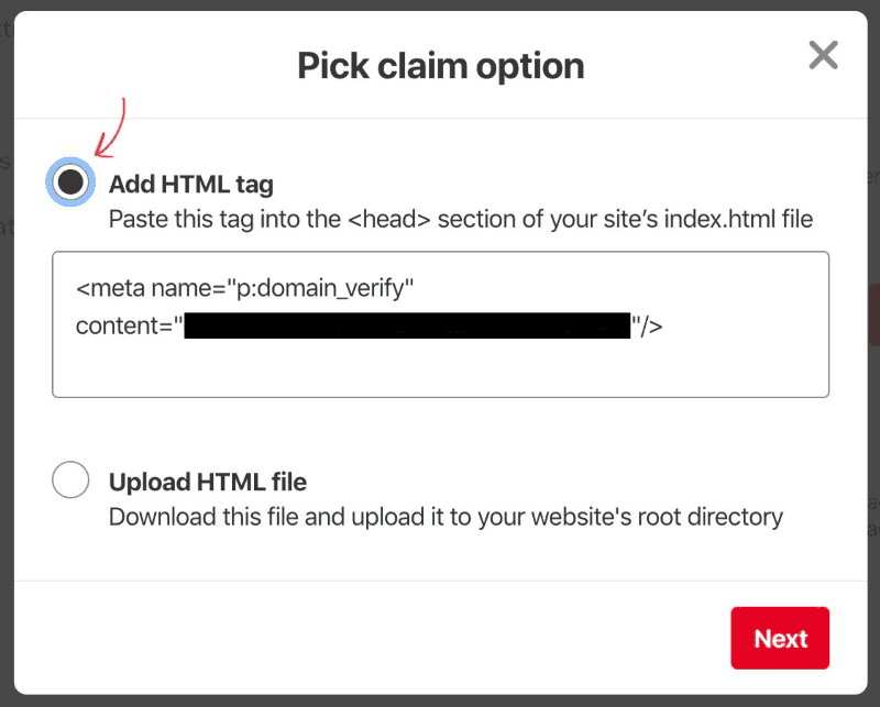 claim website with Pinterest min claim website with Pinterest