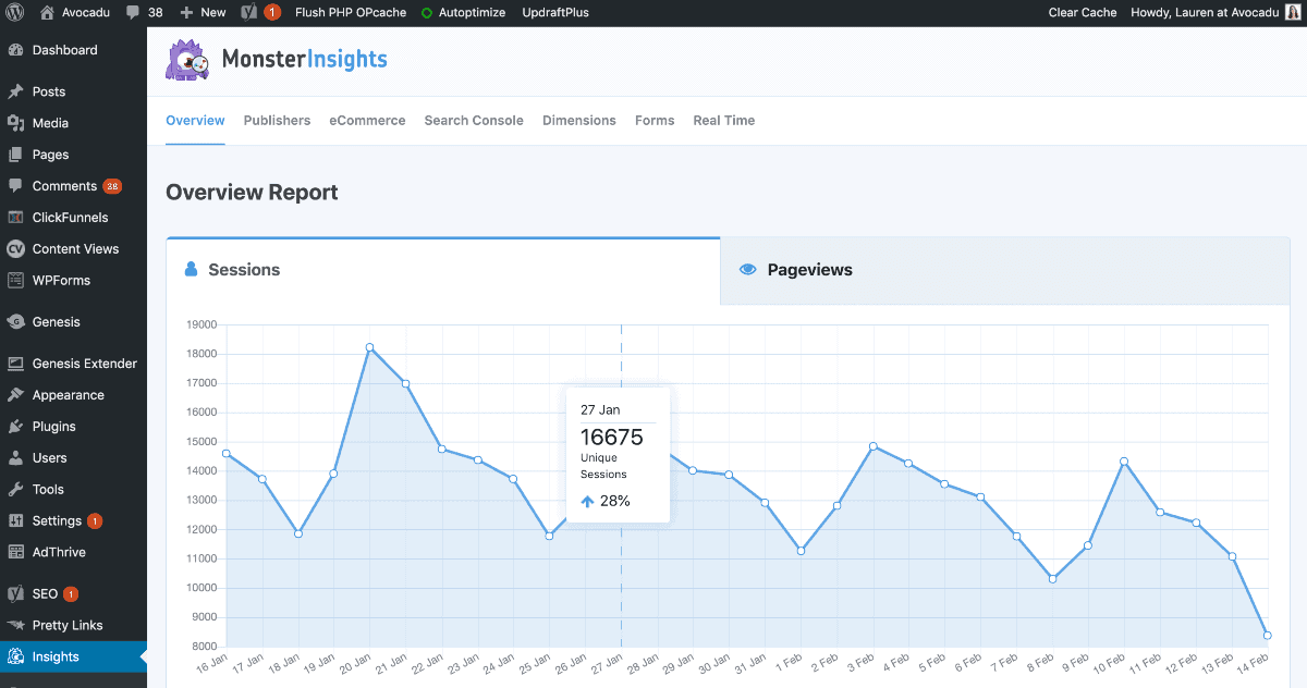 google analytics plugin for WordPress min MonsterInsights plugin for WordPress