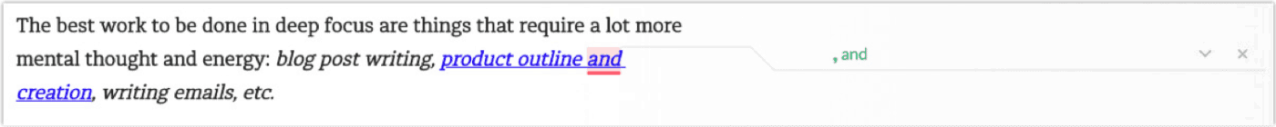 Grammarly corrections Grammarly corrections