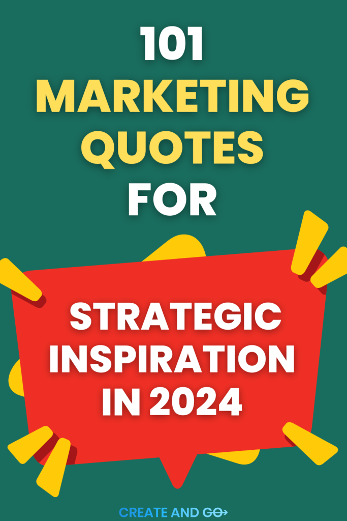 marketing quotes pinterest pin